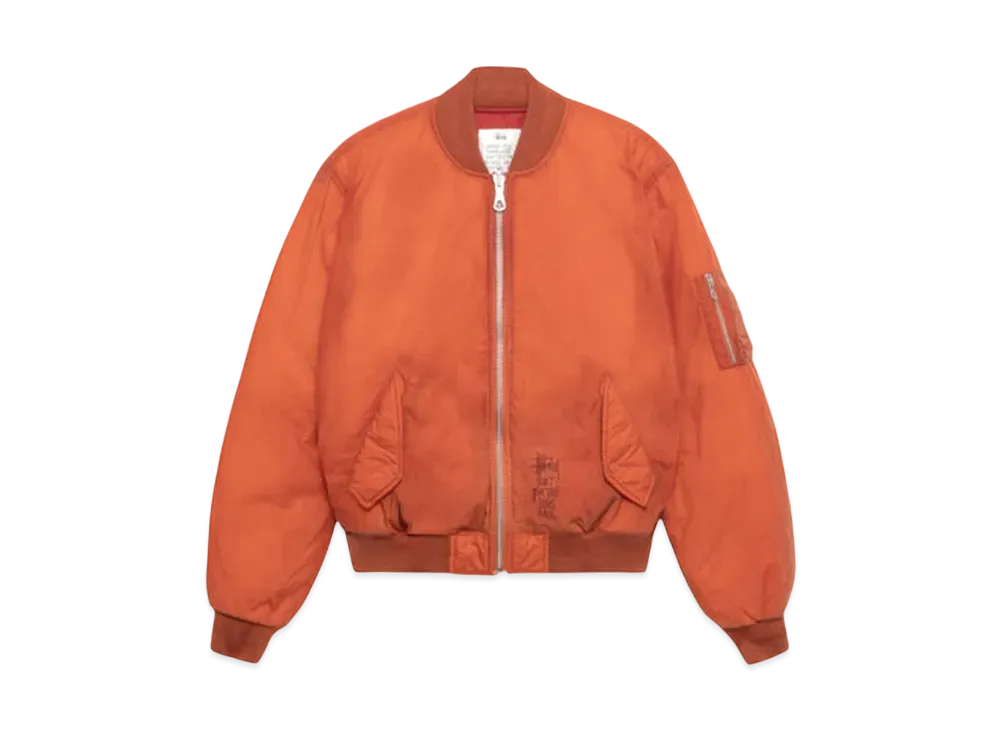 Stussy Waxed Built Bomber Jacket "Rust"