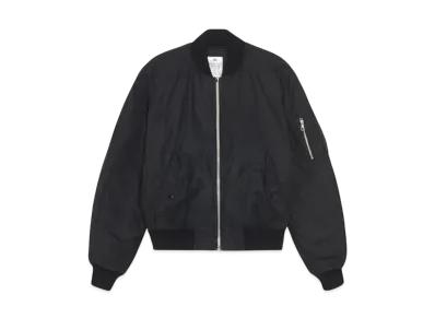 Stussy Waxed Built Bomber Jacket "Black"