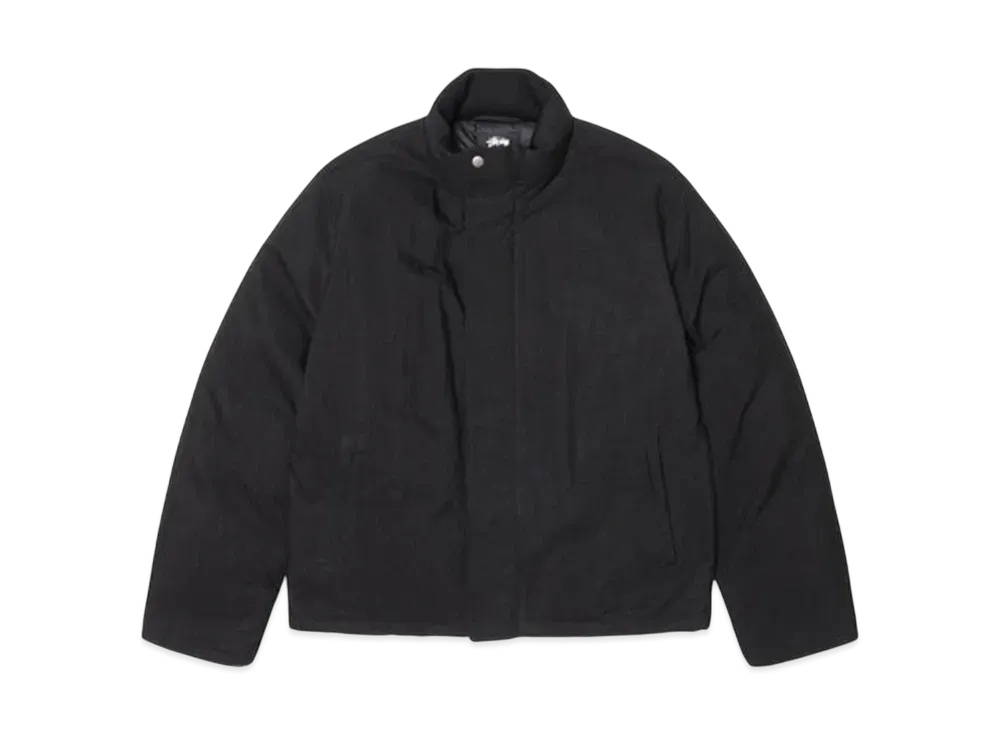 Stussy 黒 ダウンジャケット M Stussy】 Down Parka Micro Ripstop Phantom Black (STUSSY