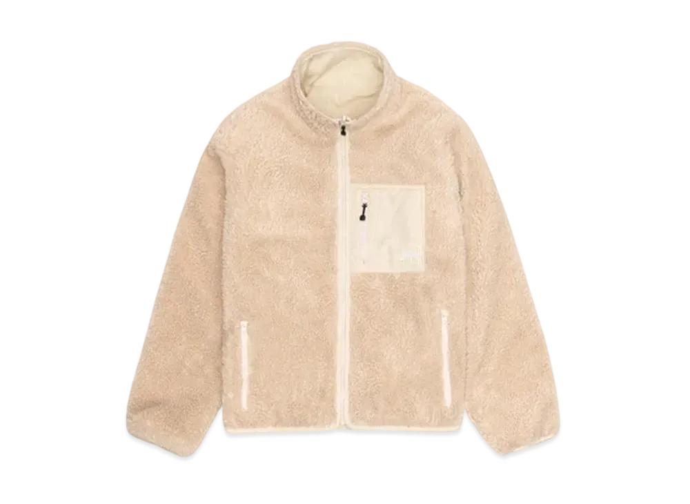 Stussy Sherpa Reversible Jacket "Natural"