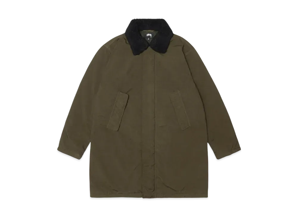Stussy Insulated Long Coat "Forest Green"