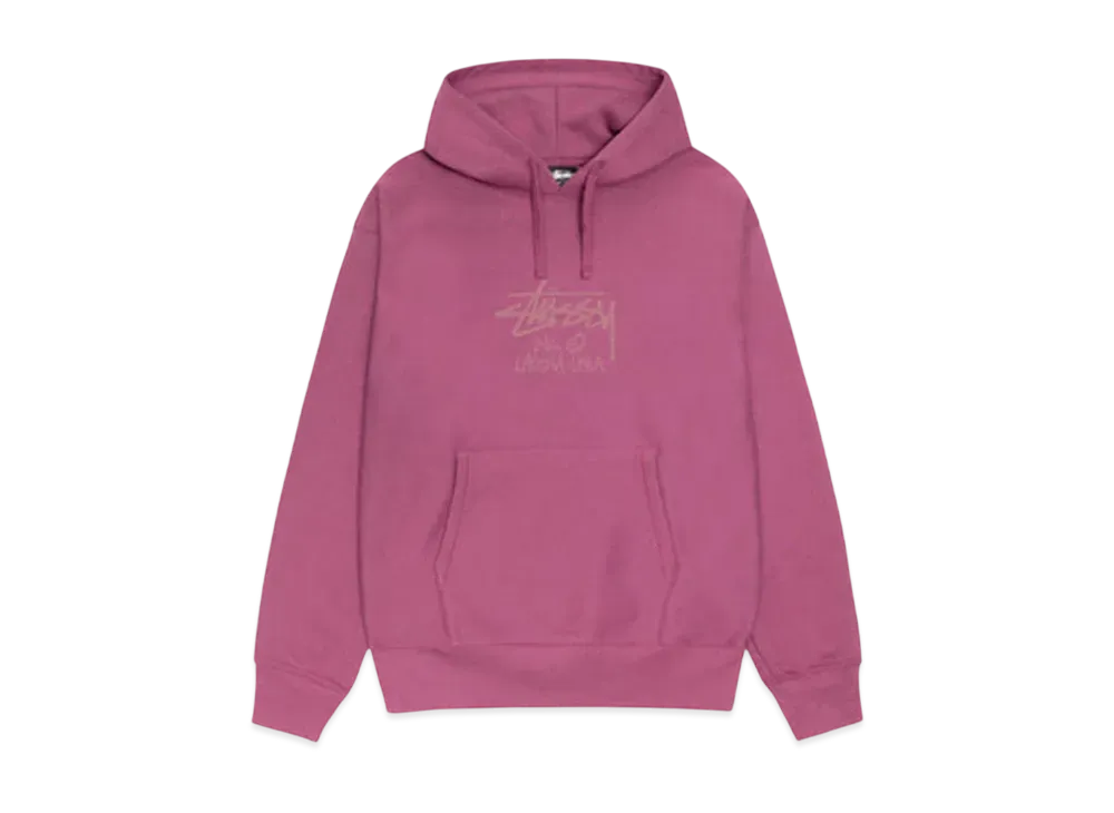 Stussy Laguna Usa Hoodie "Berry"