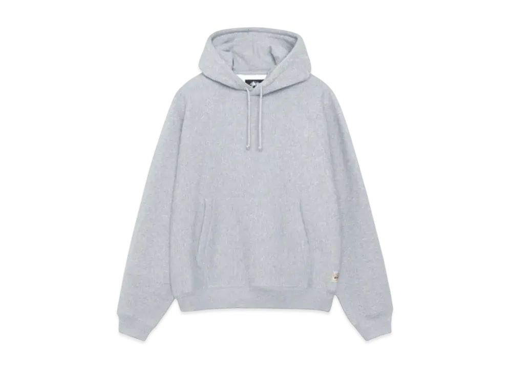 Stussy Fleece Raglan Hoodie "Grey Heather"