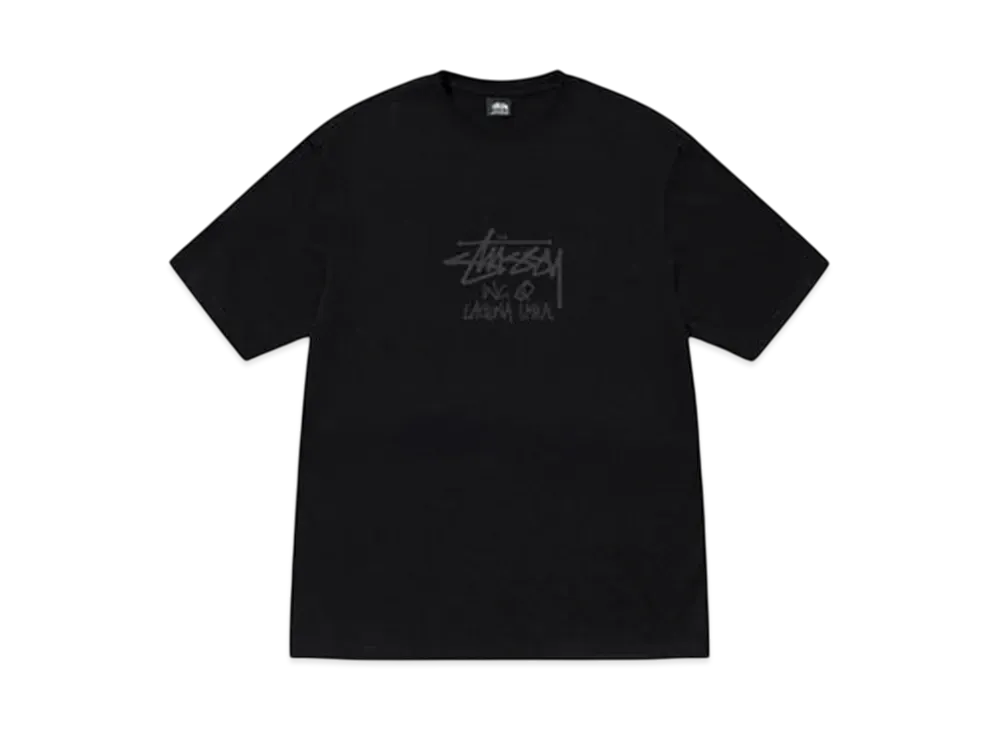 Stussy Laguna Usa Tee Pigment Dyed "Black"