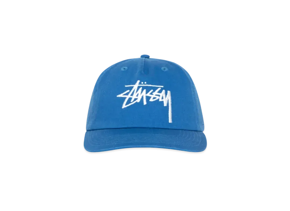 Stussy Mid-Depth Big Stock Snapback "Light Royal"