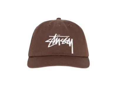 Stussy Mid-Depth Big Stock Snapback "Chocolate"