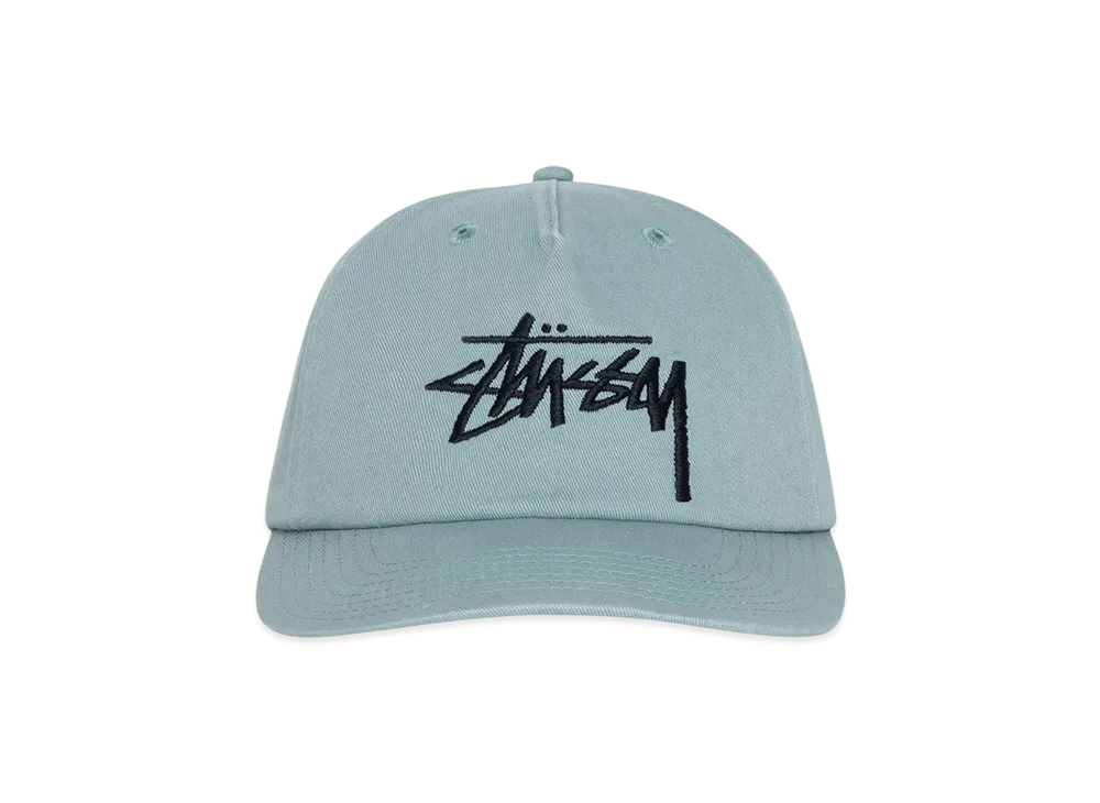 Stussy Mid-Depth Big Stock Snapback "Sea Water"