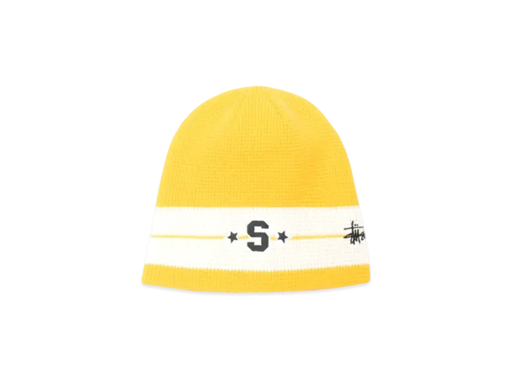 Stussy Skullcap Varsity Star Stripe "Gold"