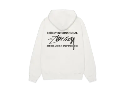 Stussy Smooth International Hoodie Pigment Dyed "Natural"
