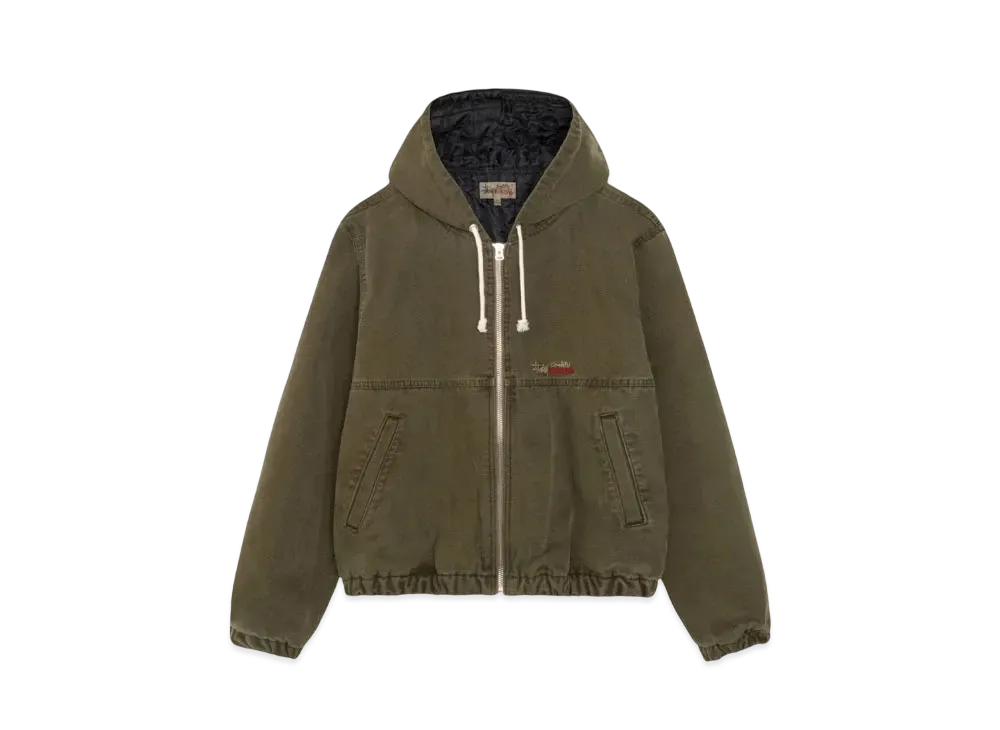Stussy Work Jacket Insulated Canvas "Olive"