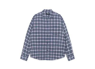 Stussy Matthew Shirt Printed Plaid "Navy"