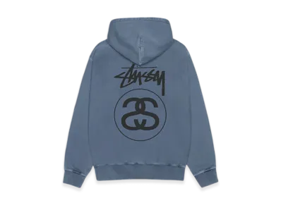Stussy Stock Link Hoodie Pigment Dyed "Navy"