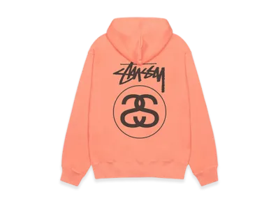 Stussy Stock Link Hoodie Pigment Dyed "Sherbert"