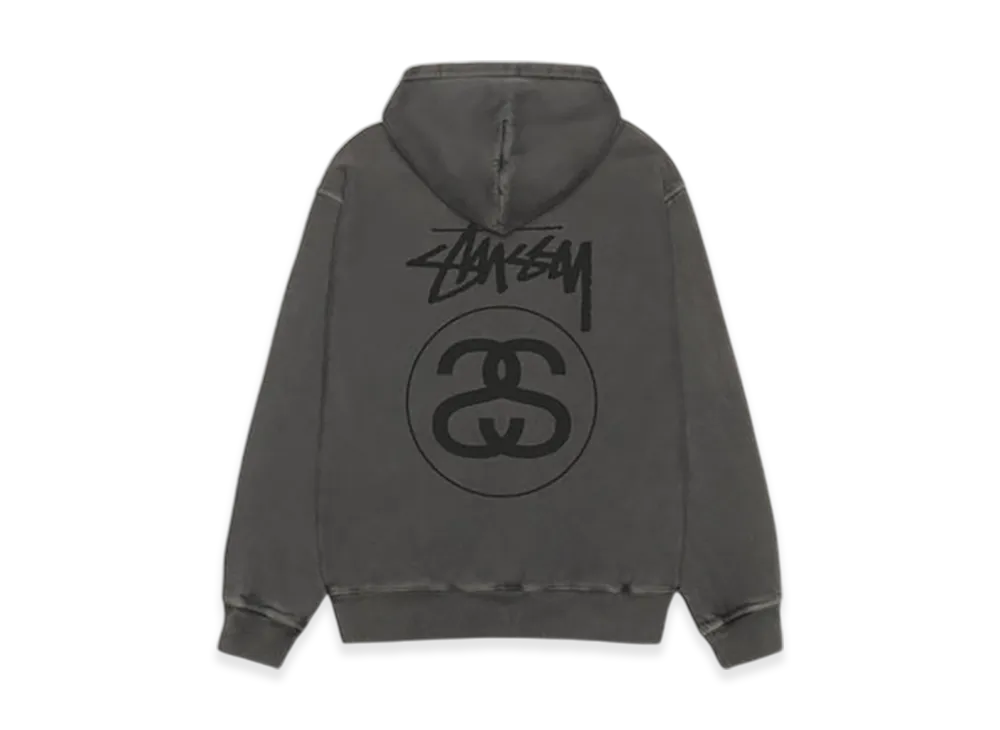 Stussy Stock Link Hoodie Pigment Dyed "Black"