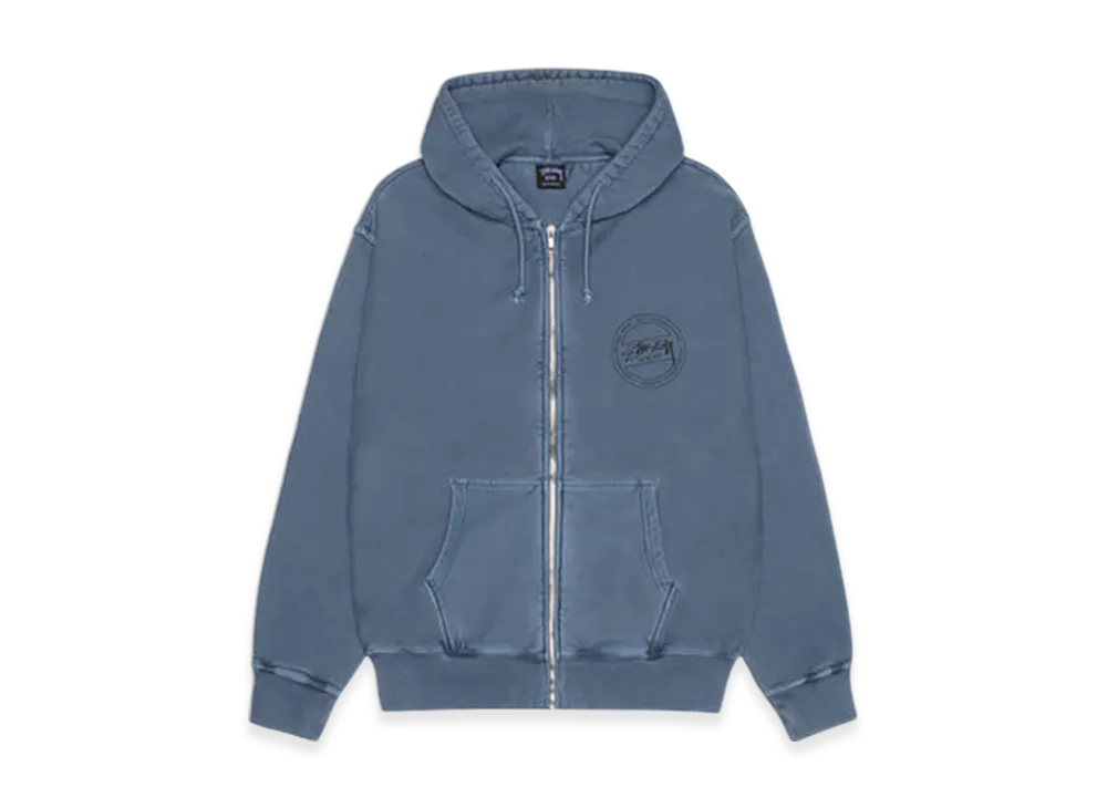 Stussy Wear Zip Hoodie Pigment Dyed "Navy"