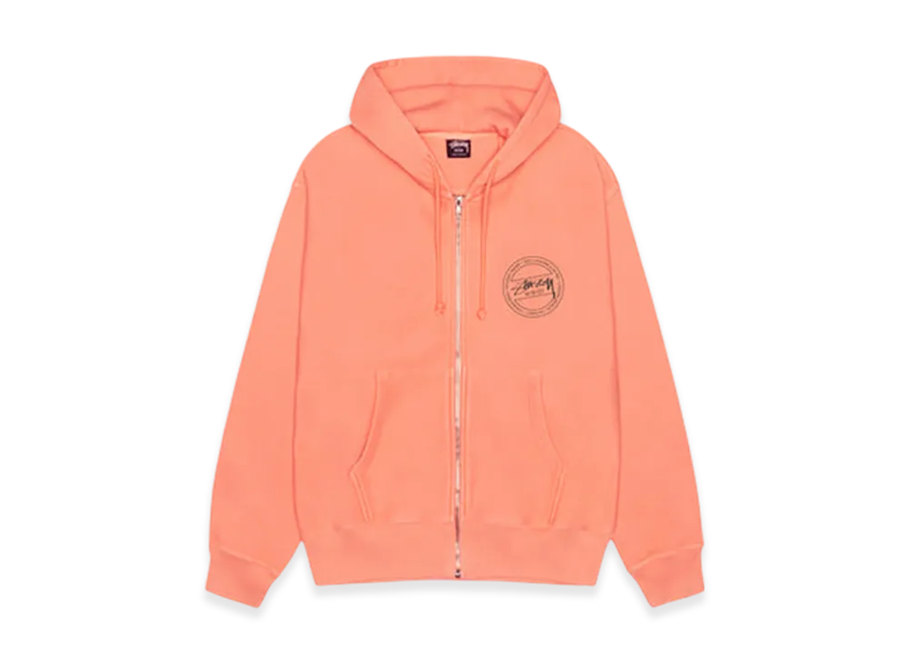 Stussy Wear Zip Hoodie Pigment Dyed "Sherbert"
