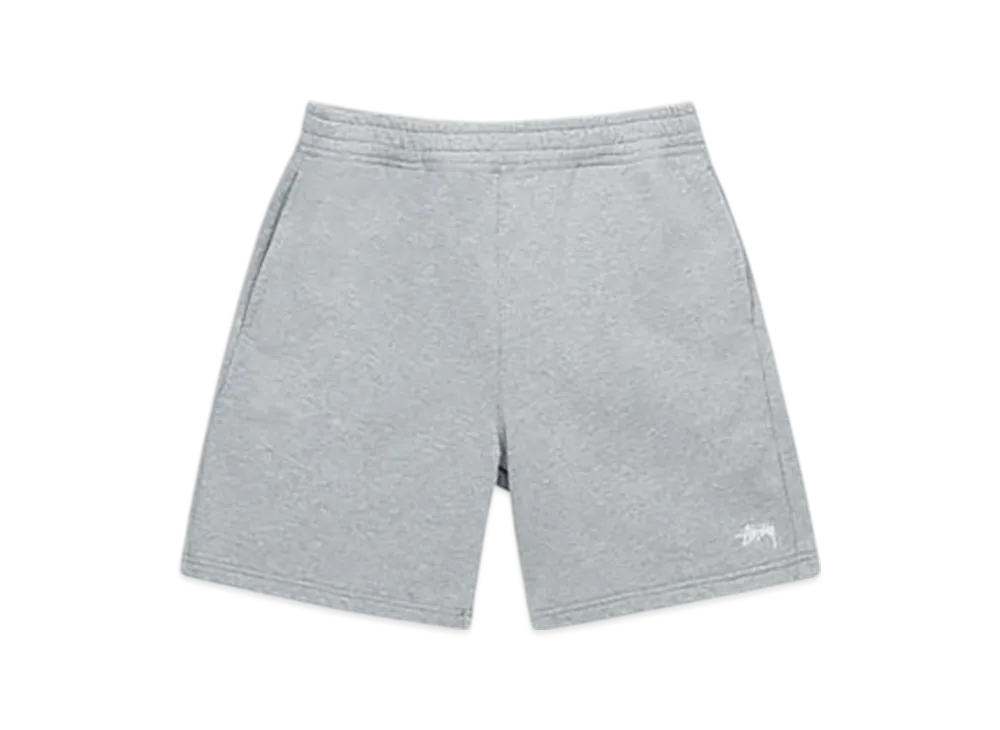 Stussy Stock Logo Sweatshort "Grey Heather"