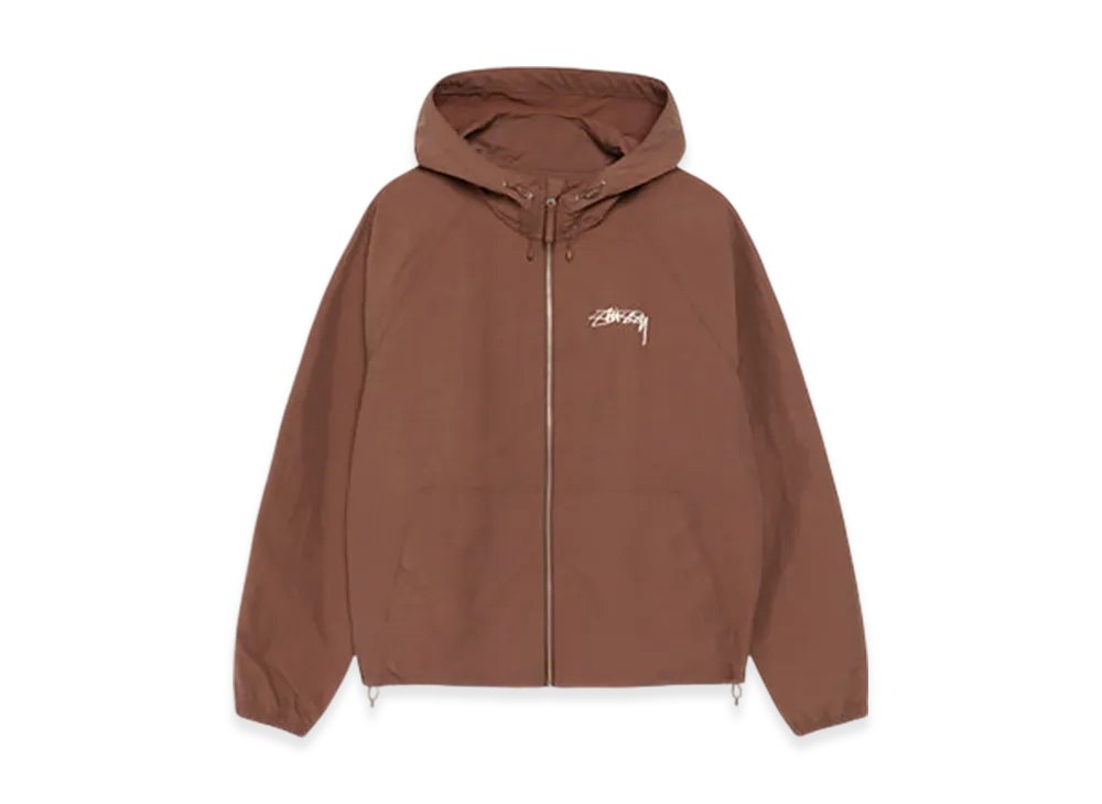 Stussy Nylon Beach Shell "Coffee"