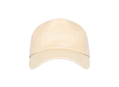 Stussy Cursive Stitch Snapback Trucker "Sand"