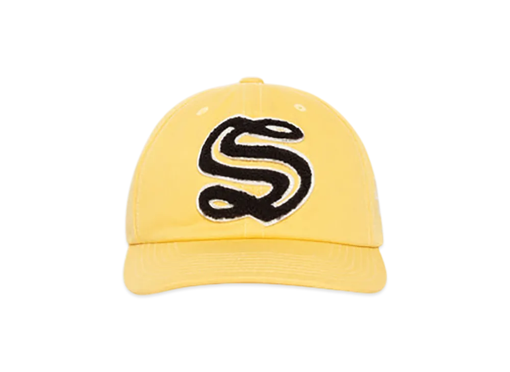 Stussy Mid-Depth Chenille S Snapback "Yellow"