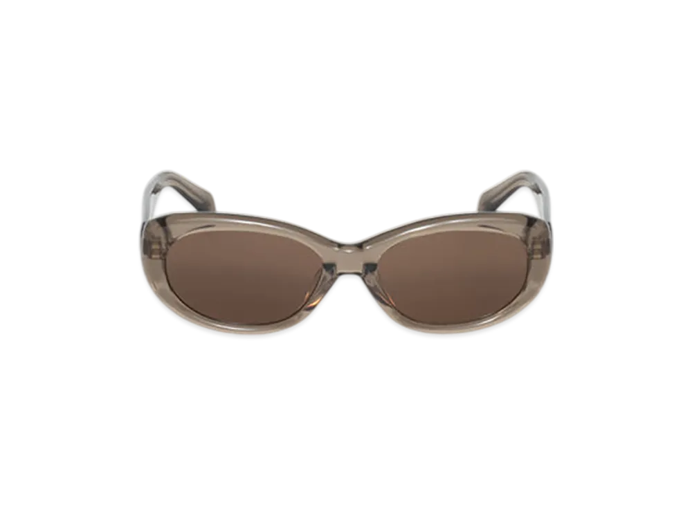 Stussy June Sunglasses "Brown Crystal/Brown Lens"