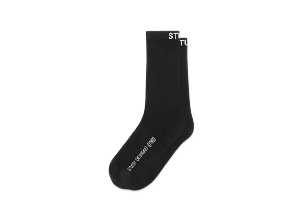 Stussy Athletic Crew Sock "Black"