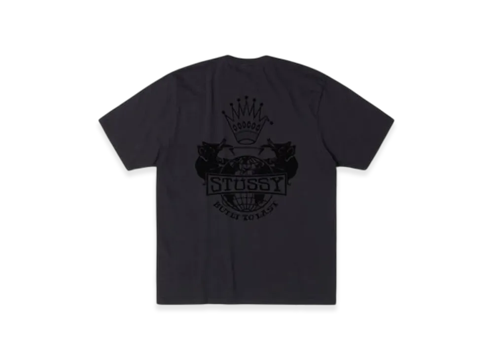 Stussy Built To Last Tee Pigment Dyed "Black"