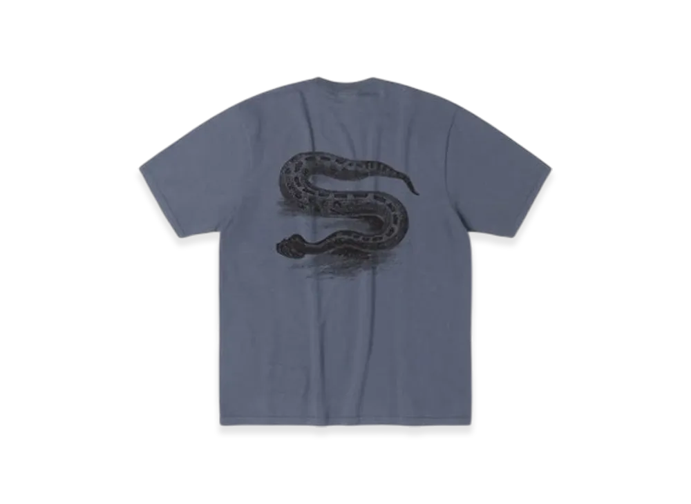 Stussy Serpent Tee Pigment Dyed "Navy"