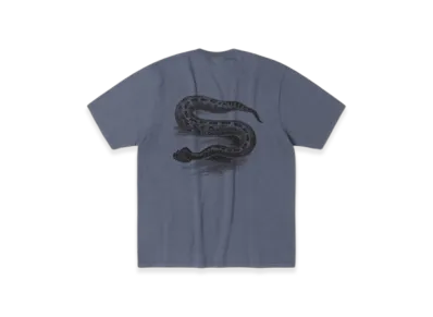 Stussy Serpent Tee Pigment Dyed "Navy"