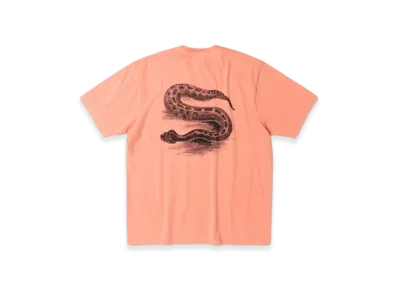 Stussy Serpent Tee Pigment Dyed "Sherbert"