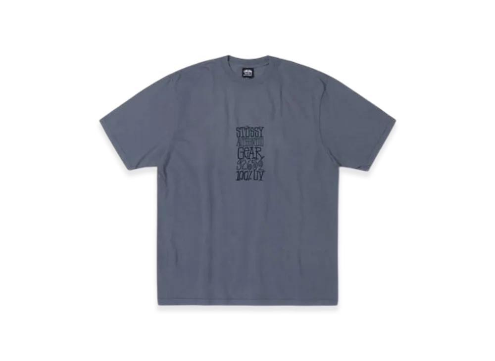 Stussy Authentic Gear Tee Pigment Dyed "Navy"