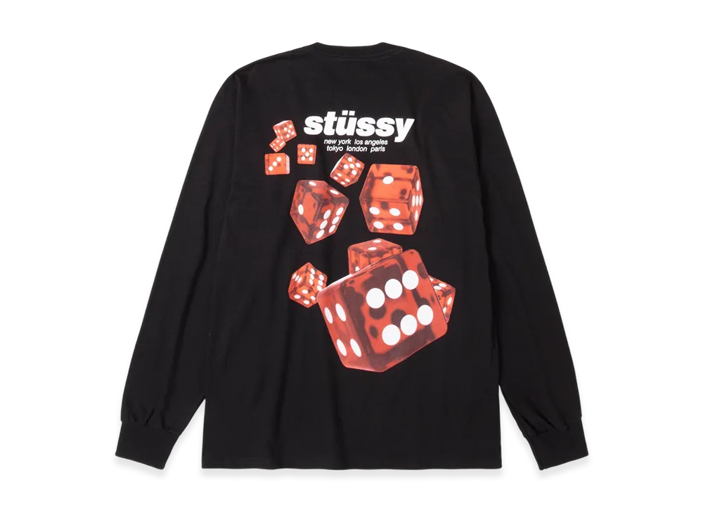 Stussy Rollers LS Tee "Black"