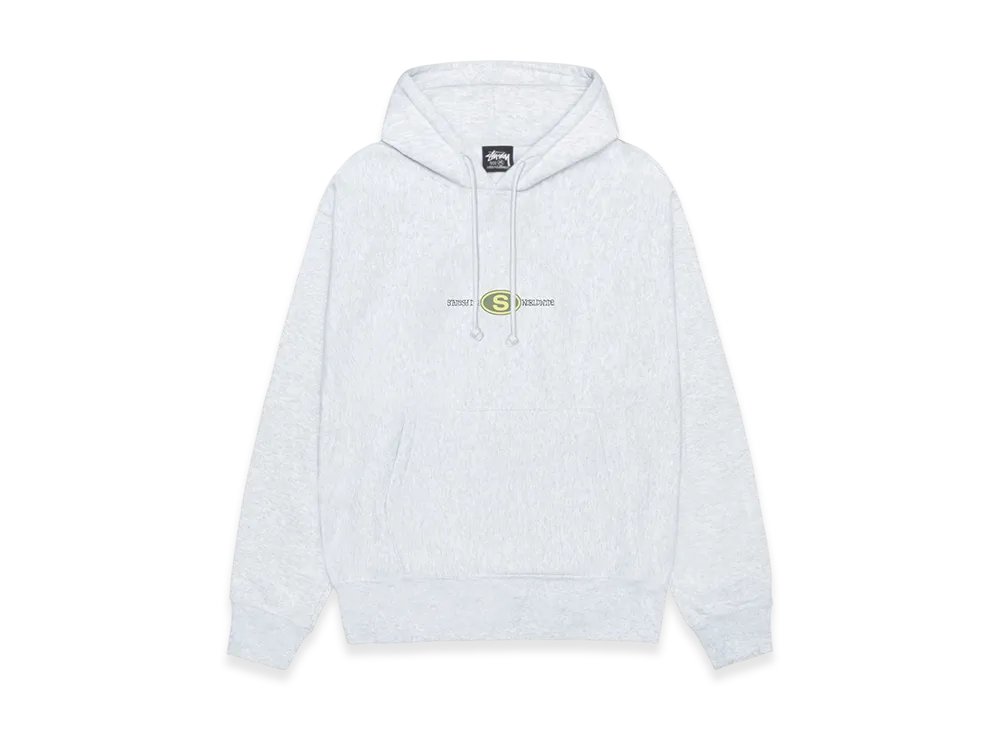Stussy Worldwide Dot Hoodie "Ash Heather"