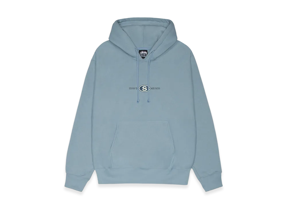 Stussy Worldwide Dot Hoodie "Slate"