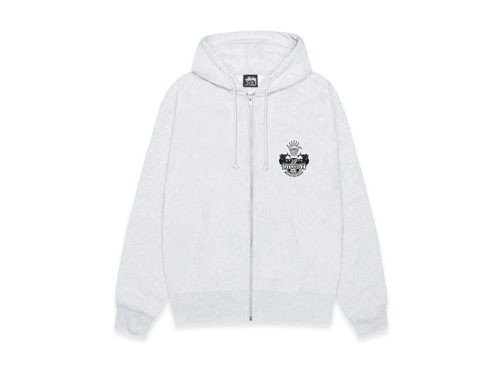 Stussy Built To Last Zip Hoodie "Ash Heather"
