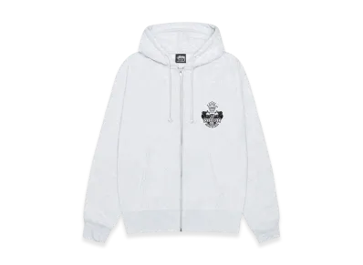 Stussy Built To Last Zip Hoodie "Ash Heather"
