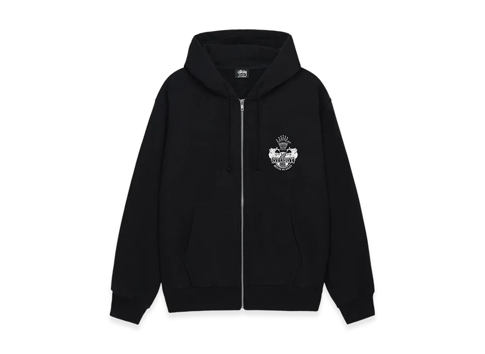 Stussy Built To Last Zip Hoodie "Black"