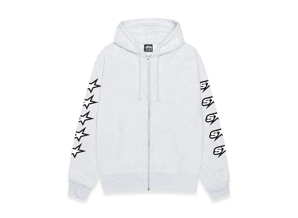 Stussy Speedway Zip Hoodie "Ash Heather"
