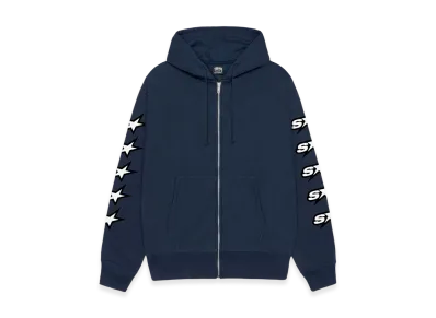 Stussy Speedway Zip Hoodie "Navy"