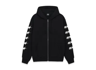 Stussy Speedway Zip Hoodie "Black"