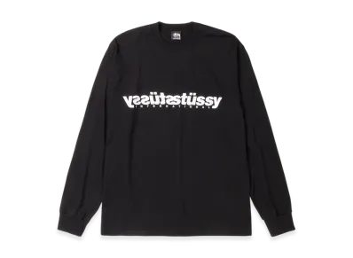 Stussy Mirror LS Tee "Black"