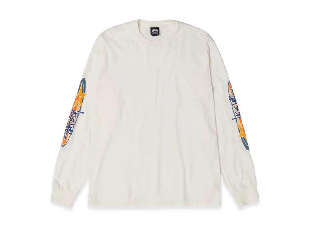 Stussy Two Star LS Tee Pigment Dyed "Natural"
