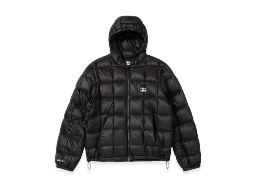 Stussy Midweight Hooded Puffer "Black"