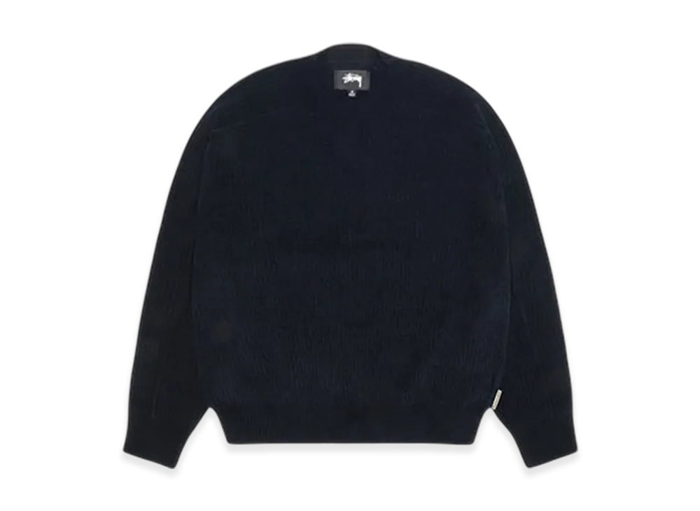 Stussy Exposed Seam Crew "Black"
