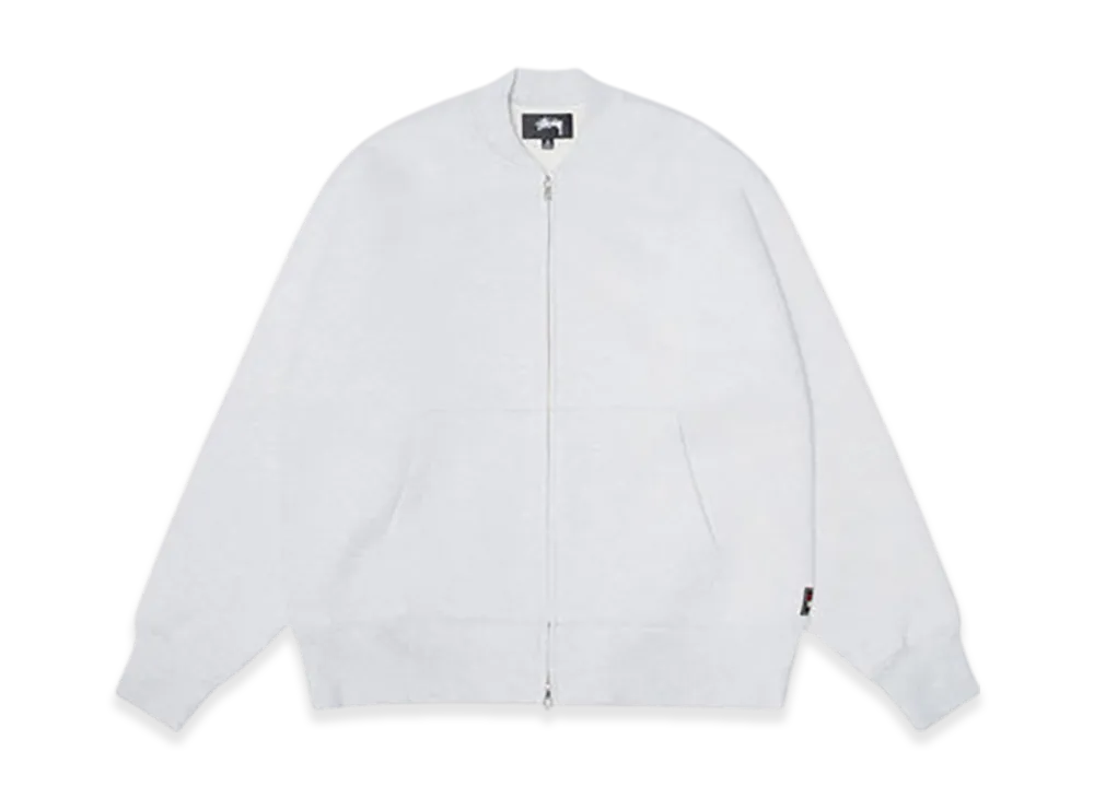 Stussy Thermal Lined Fleece Zip "Ash Heather"