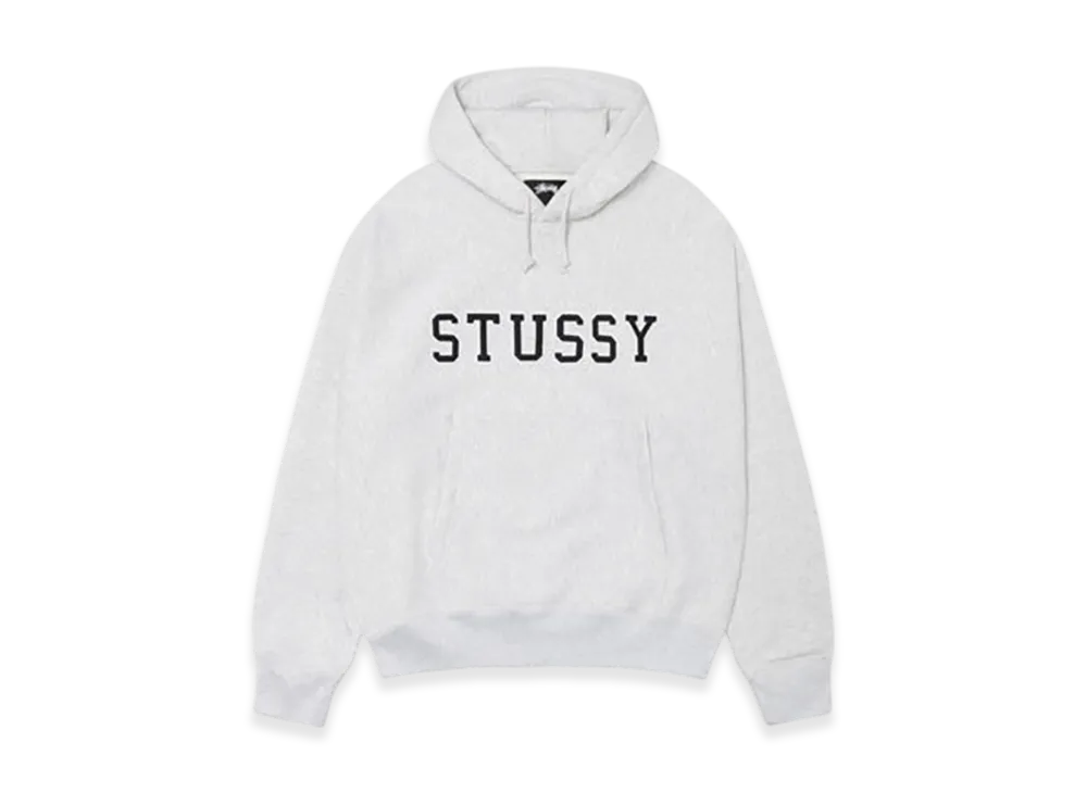 Stussy Felt Applique Hoodie "Ash Heather"
