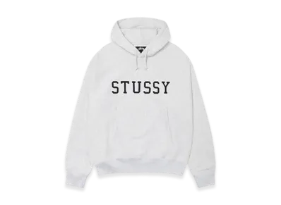 Stussy Felt Applique Hoodie "Ash Heather"