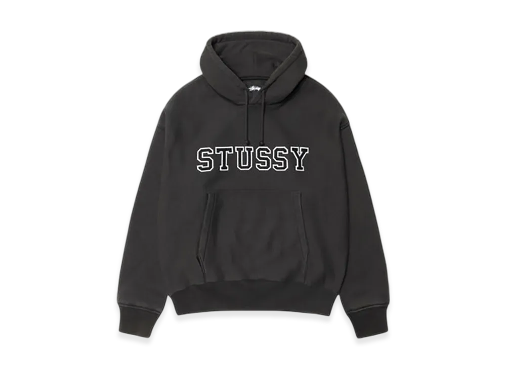 Stussy Felt Applique Hoodie "Black"