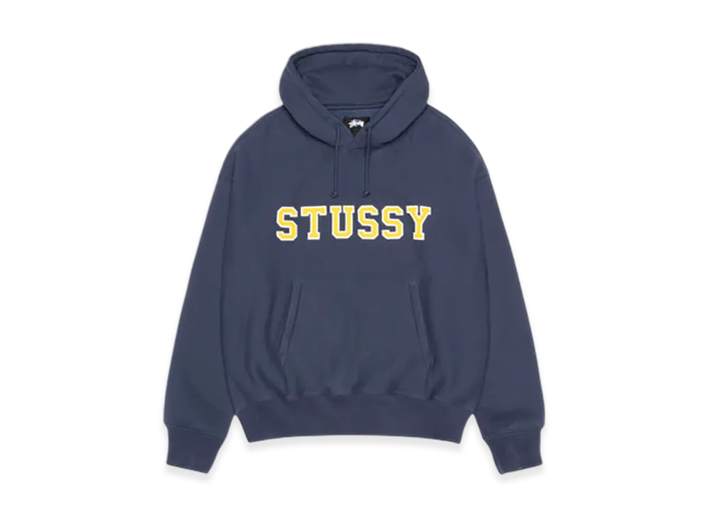 Stussy Felt Applique Hoodie "Navy"