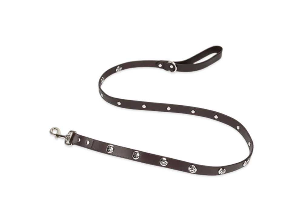 Stussy Studded Dog Leash "Brown"